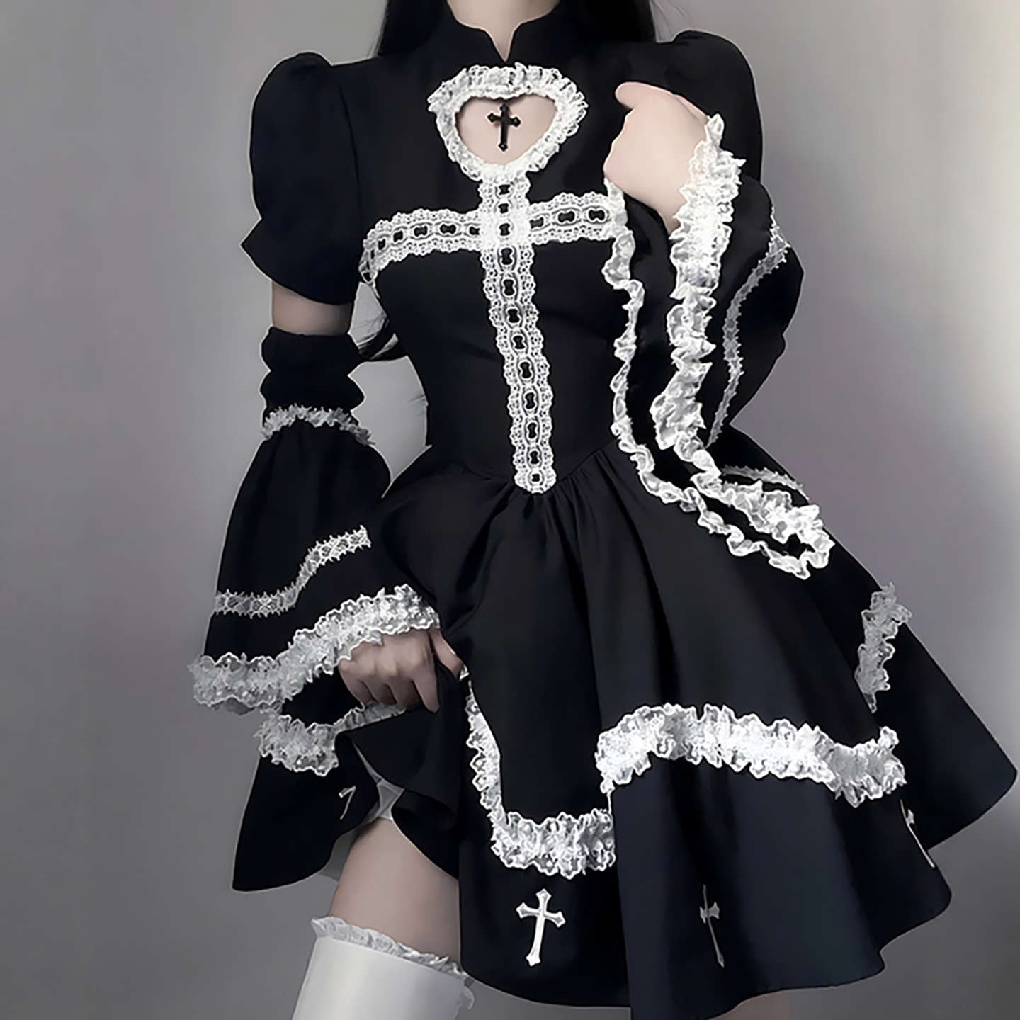 修女服cosplay服万圣节服装服饰装扮衣服成人穿搭女装大人装饰