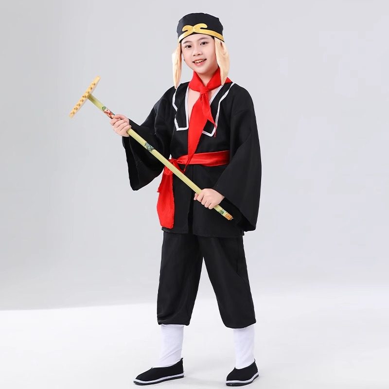 猪八戒cosplay六一儿童节演出表演服装环保时装秀西游记角色扮演
