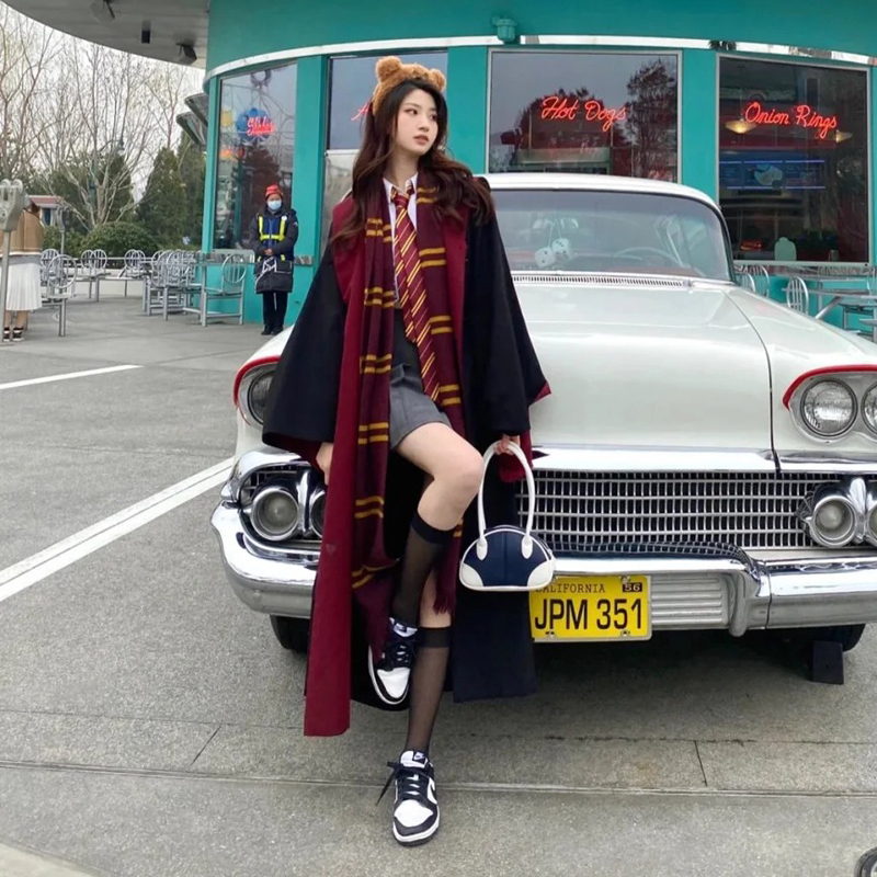 万圣节哈利波特学院长袍女成人