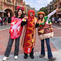 Halloween costume, sausage, hot dog, hamburger, tomato, doll costume, cosplay, funny clothes, costume for adults thumbnail 8