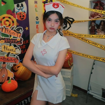 万圣节cosplay服装护士服角色扮演女装成人装扮衣服日常可穿服饰
