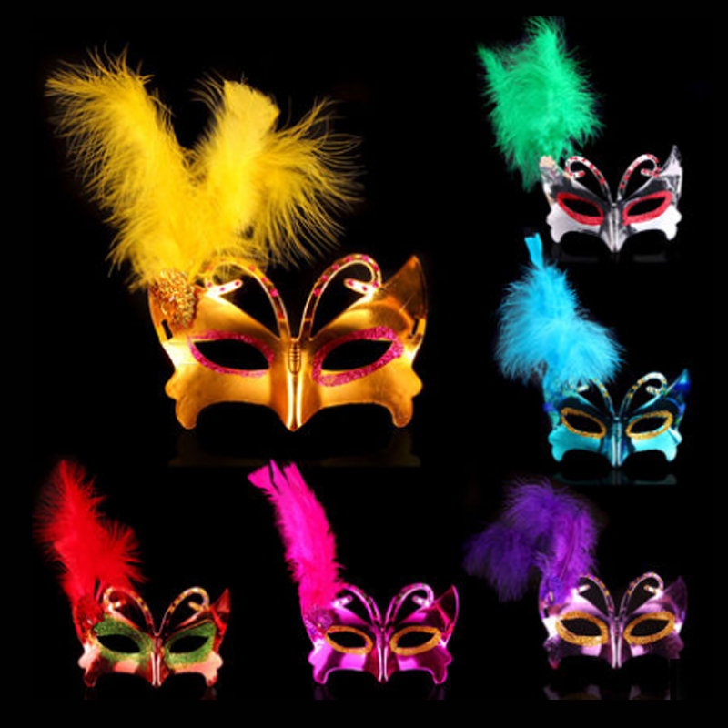 万圣节面具女儿童公主派对道具成人派对头饰假面化妆舞会面具半脸