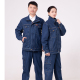 电焊工防烫加厚工地电工劳保工装 纯棉牛仔工作服套装 男春夏秋冬季
