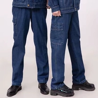 Джинсовые рабочие штаны, увеличенная толщина