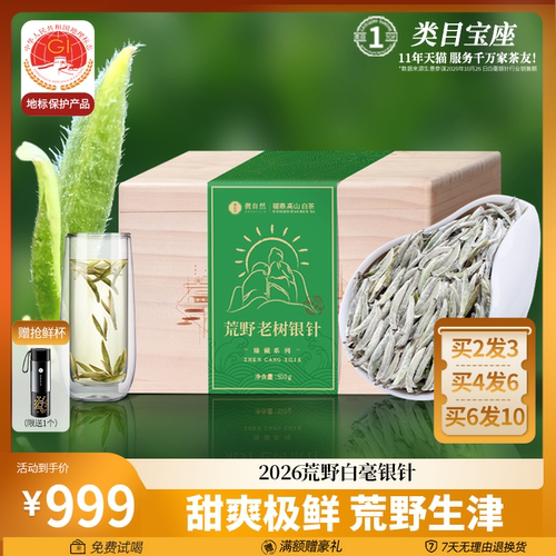 [精品]福鼎白茶特级荒野银针500g