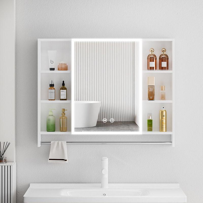 太空铝浴室柜镜柜组合卫生间挂墙式储物镜子洗手间单独化妆收纳镜,家装主材,浴室镜柜,淘宝优惠券,粉丝福利购,淘宝优惠卷