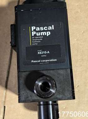 Pascal帕斯卡 X6310-A 气动液压泵，功能正常