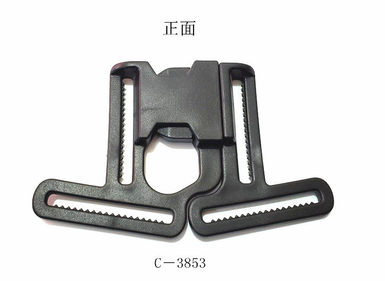 箱包服装辅料 织带配件 50mm宽内径四向插扣连接卡锁安全保险搭扣