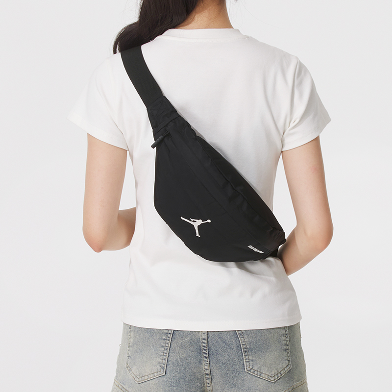 Nike/耐克腰包男包女包2025新款休闲运动斜跨包JD2533014AD-002