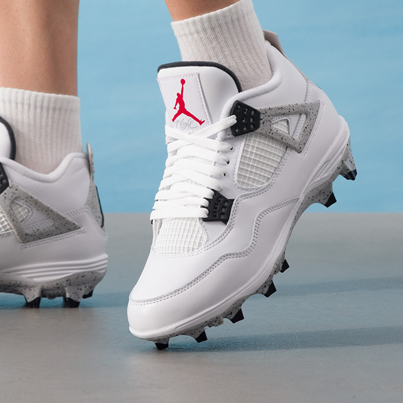 Nike耐克篮球鞋男鞋2025新款JORDAN 4 RETRO TD运动鞋HQ0207-106