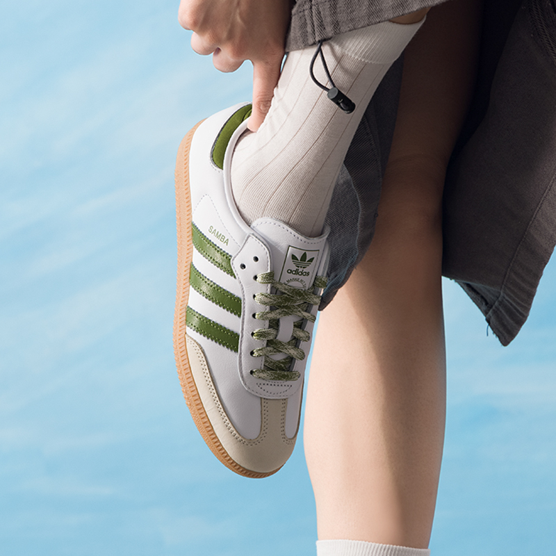 Adidas/阿迪达斯三叶草运动休闲鞋女鞋SAMBA OG复古德训鞋JS1352