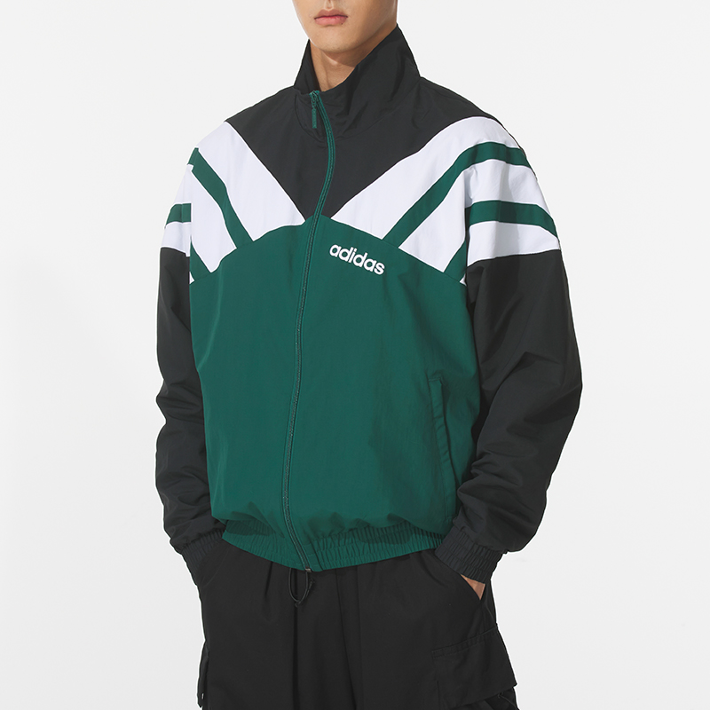 Adidas/阿迪达斯三叶草夹克男2025秋季新款运动休闲外套JX3053