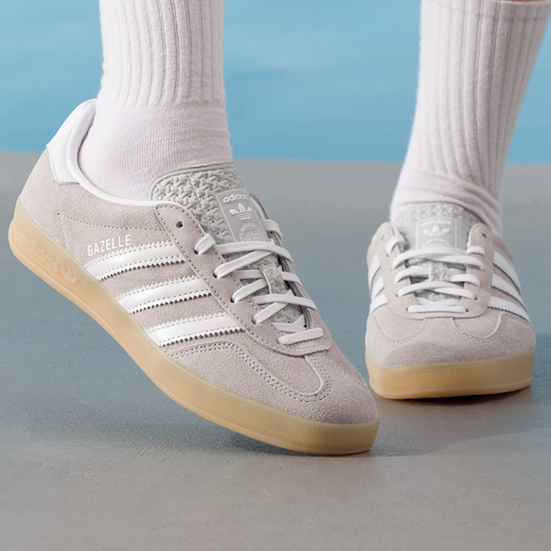 Adidas/阿迪达斯三叶草板鞋女鞋GAZELLE INDOOR运动休闲鞋JQ7008