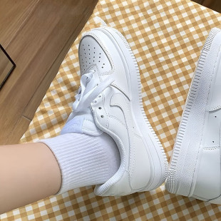 FORCE LE大童板鞋 Nike DH2920 AIR 女鞋 111 耐克空军一号小白鞋