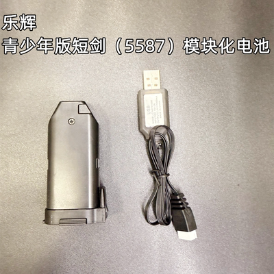 乐辉短剑青少年儿童男孩玩具枪充电线短剑电池模块化电池5587配件