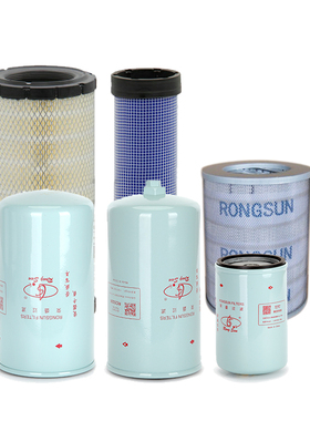 适用小松挖机PC160-7空滤机油滤清器柴滤液压回油600-311-2500