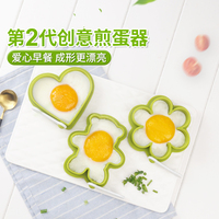 英国酷易 煎蛋模具不粘创意硅胶家用荷包煎鸡蛋磨爱心煎蛋器模型
