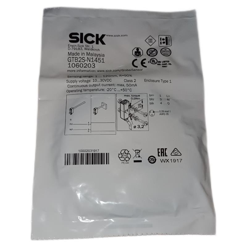 SICK/西克GTB2S-N1451磁性开关光电传感器1060203全新原装进口议
