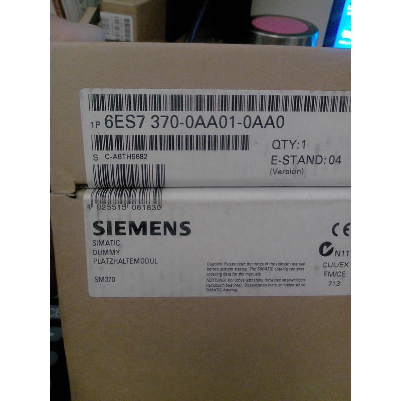 西门子PLC DM370 占位模块 6ES7 370-0AA01-0AA0 370-OAAO1-OAAO