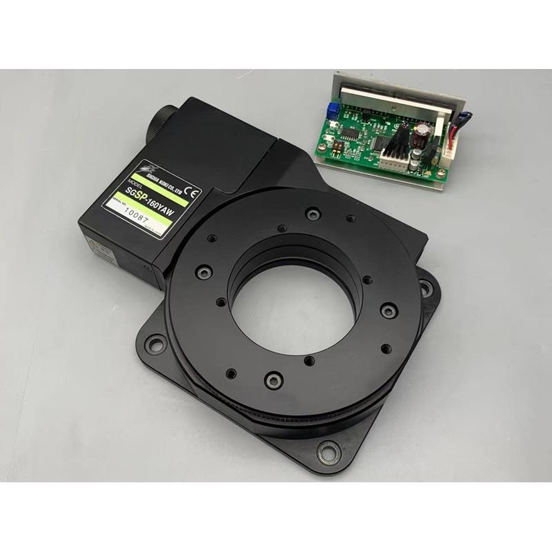 精密电动旋转台 中空转盘 西格玛 SGSP-120YAW 定位分度台 现货