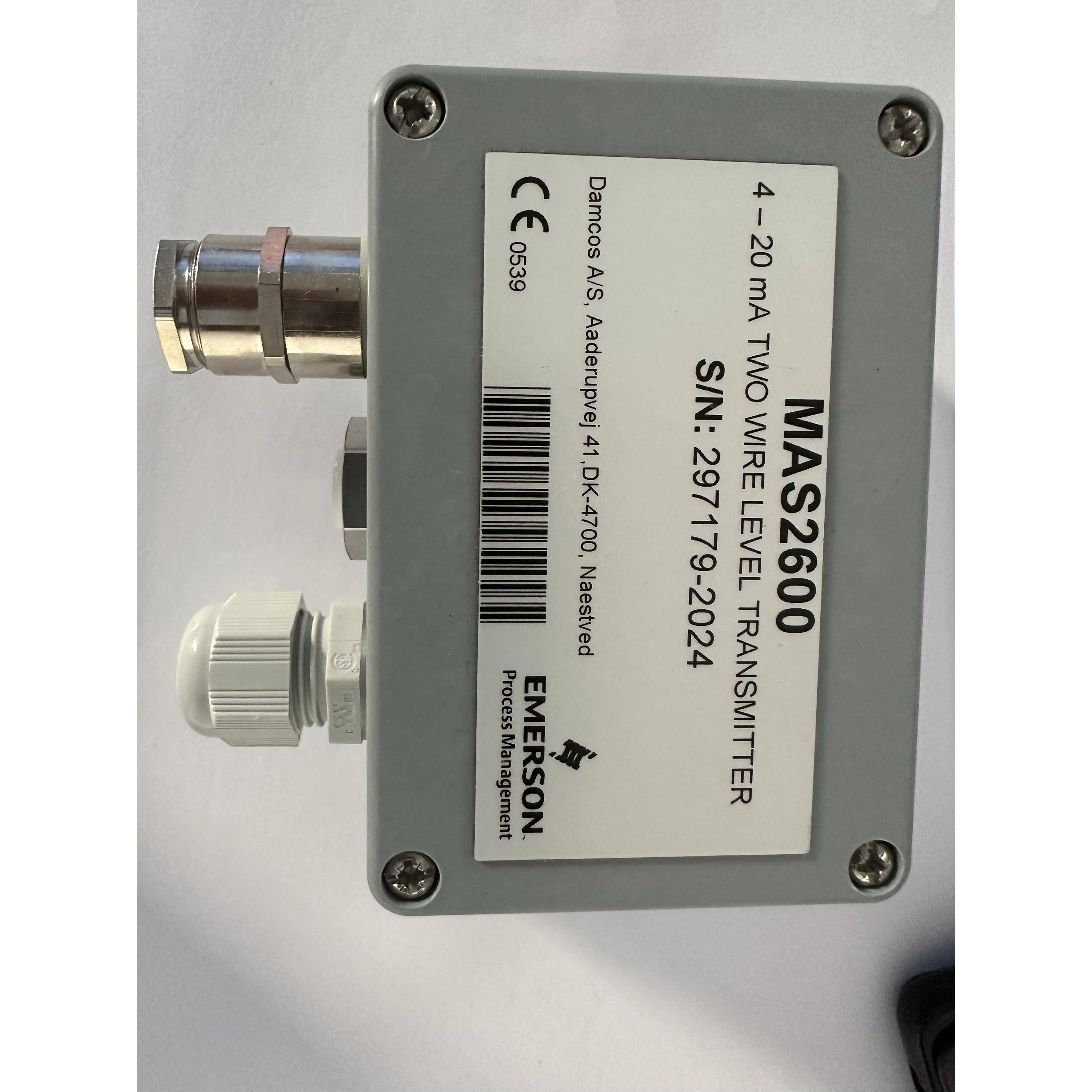 EMERSON MAS2600 4-20mA双线变送器现货议价