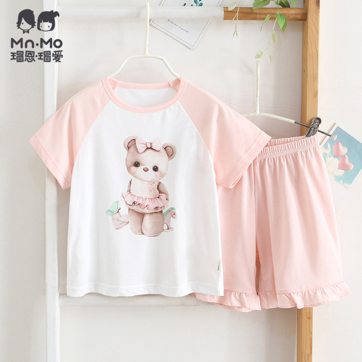 瑁恩瑁爱纯棉休闲夏季薄款家居服图片