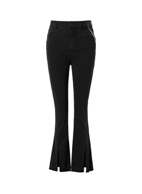 【航妈特享】姚领时尚微喇裤长裤高腰显瘦牛仔裤815K15281