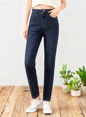 【航妈专享】姚领YAOLY休闲长裤815K12441直筒裤牛仔裤