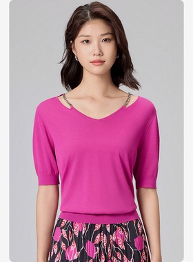 【航妈专享】姚领YAOLY套头针织上衣休闲百搭880K34251