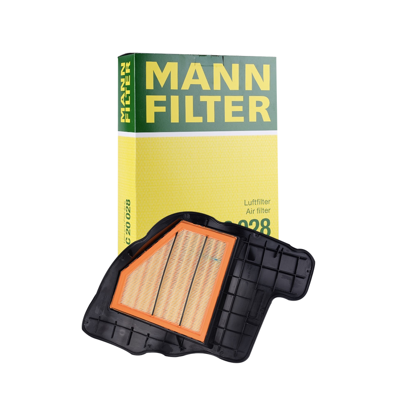 曼牌空气滤芯滤清器C20028适配宝马N63 B44A引擎 右侧进气格空滤