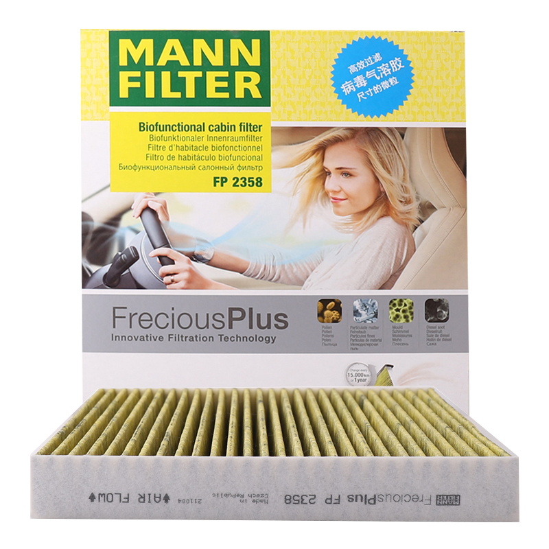 适配本田inspire英诗派十代雅阁艾力绅奥德赛曼牌空调滤芯FP2358