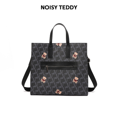 NOISYTEDDY印花托特包手提斜挎