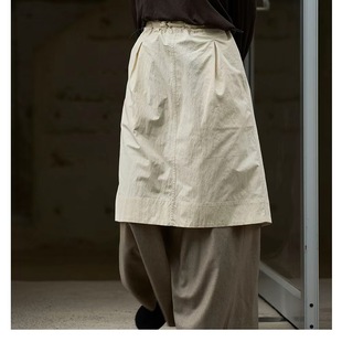 防泼水透气半身围裙定制logo男女款厨房火锅咖啡理发店工作服