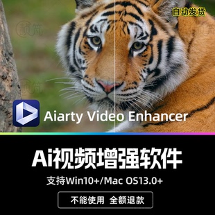 Aiarty Enhancer AI視頻增強軟件 生成更多細節提升分辨率 Video