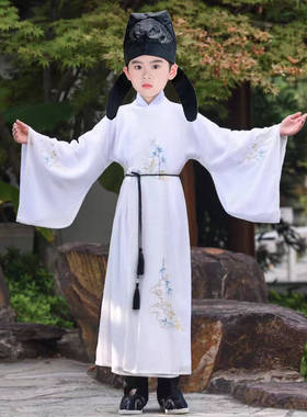 男童汉服古风帅气2025新款儿童中国风古装小男孩侠客国学服唐装秋