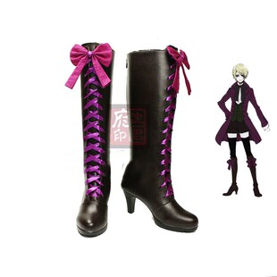 黑执事 Alois Trancy 亚洛斯·托兰西 cosplay鞋 cos鞋子高筒靴