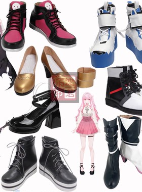 Hololive虚拟偶像 死神Calli 森美声 COS鞋子 Fuwawa Abyssgard