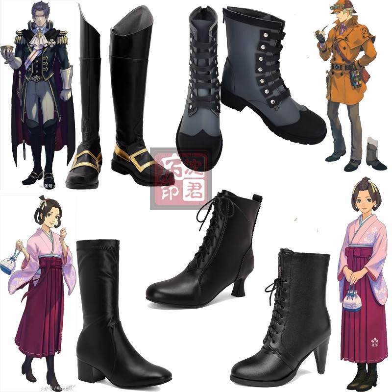 大逆转裁判御琴羽寿沙都COS鞋