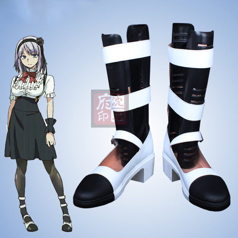 粗点心战争 枝垂萤cos鞋定制cosplay鞋  女仆鞋定制