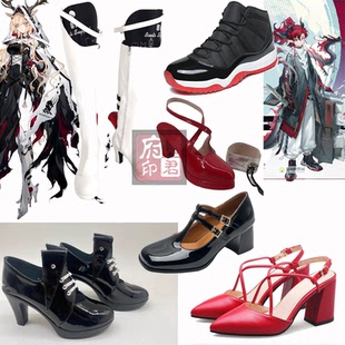 明日方舟隐德来希cos鞋/烛骑士薇薇安娜/妮芙/相见欢余cosplay鞋