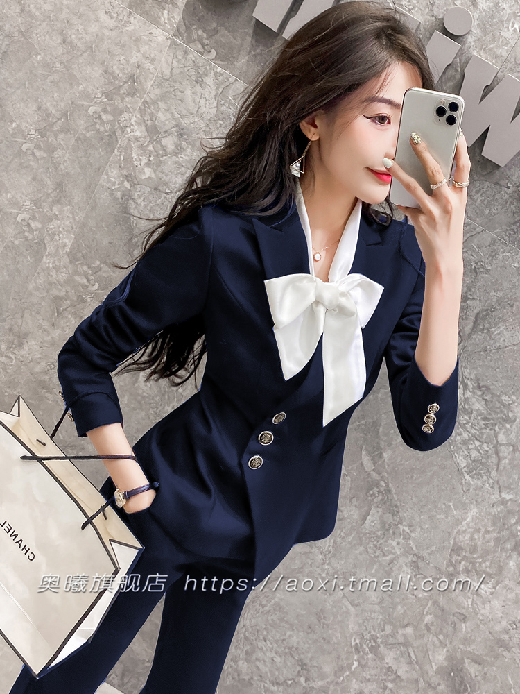 高端总经理职业套装女设