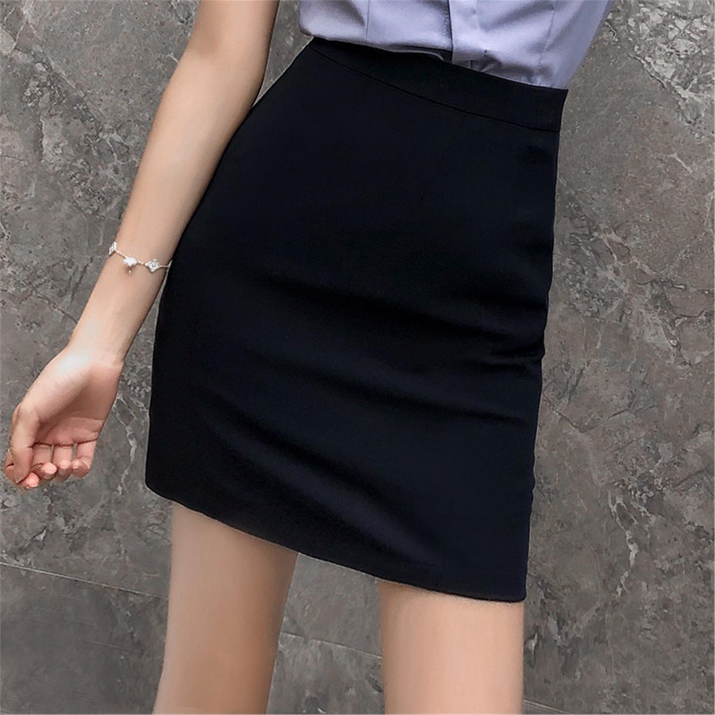 职业装半身裙工装夏季新款韩版显瘦包臀一步裙工作服女短裙