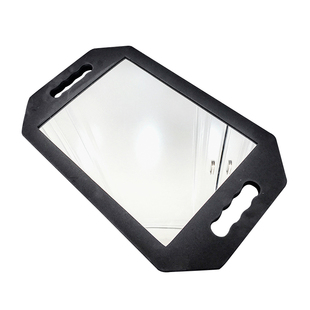 高清手镜泡沫便携理发师手提镜美发后镜防摔发廊镜美发店方镜