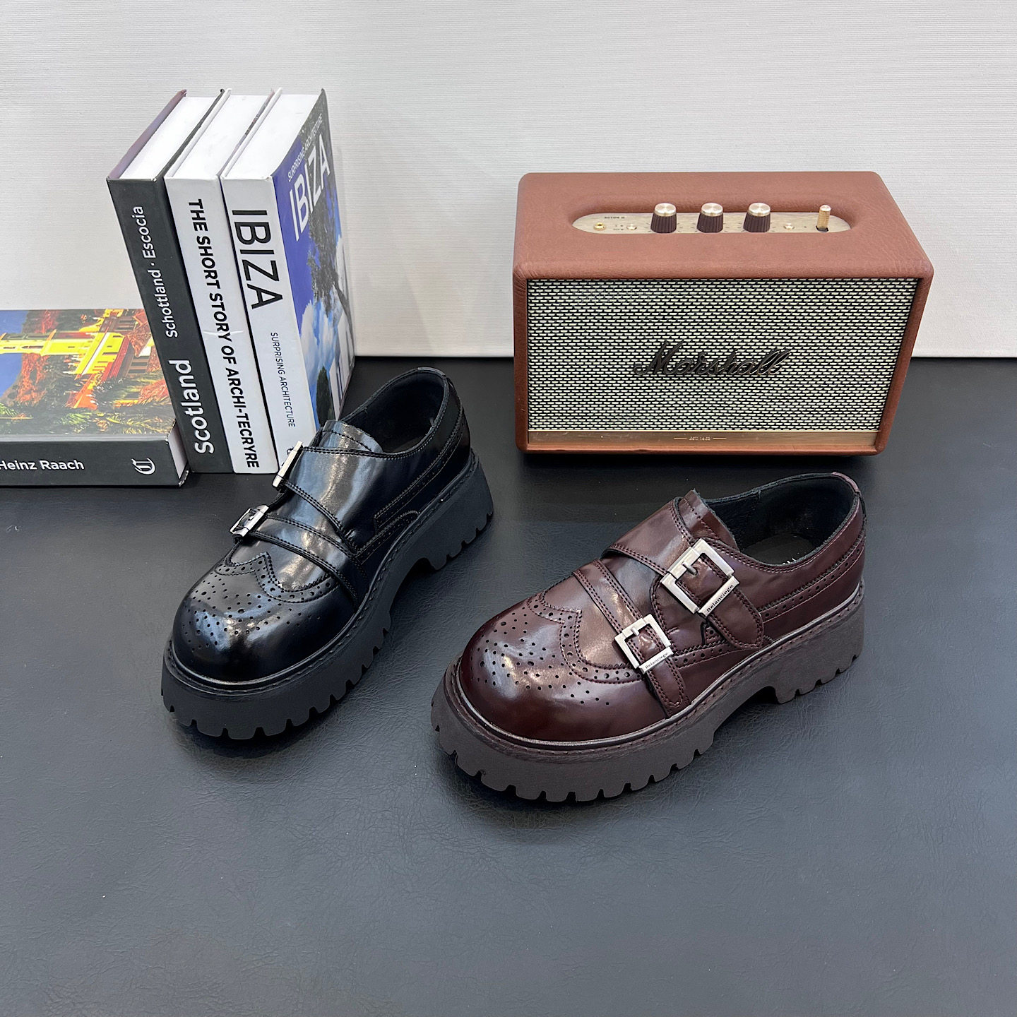 欧货厚底皮带扣小皮鞋女2026年春季新款小个子增高显瘦乐福鞋女鞋,女鞋,牛津鞋/布洛克鞋/德比鞋,淘宝优惠券,粉丝福利购,淘宝优惠卷