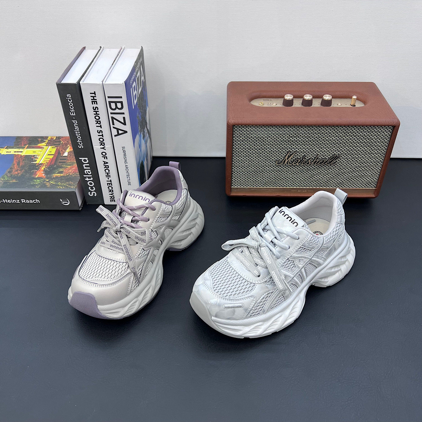 韩版厚底增高老爹鞋女2026春款百搭爆款透气显脚小轻便休闲运动鞋