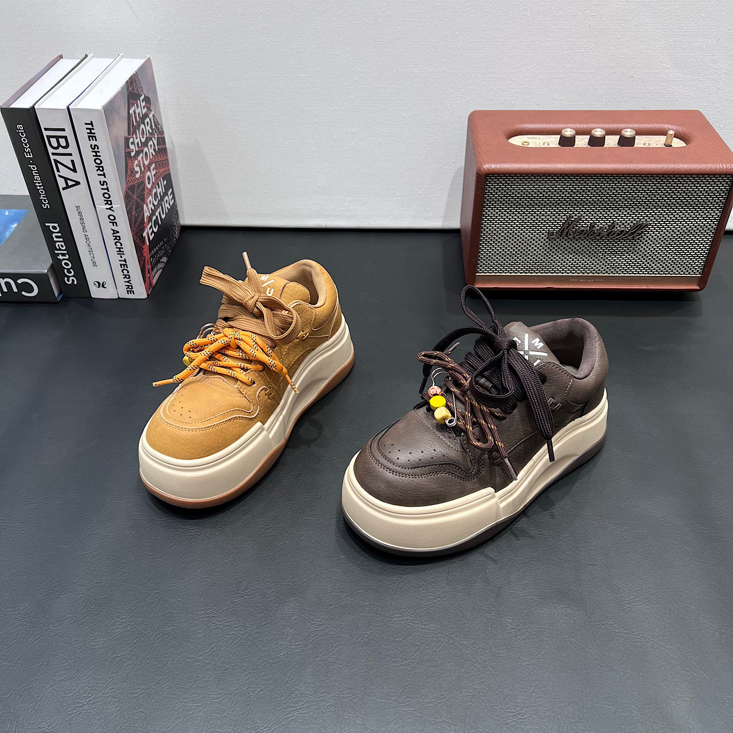 2026春季新款百搭松糕底休闲运动板鞋厚底增高小白鞋女韩版ins潮