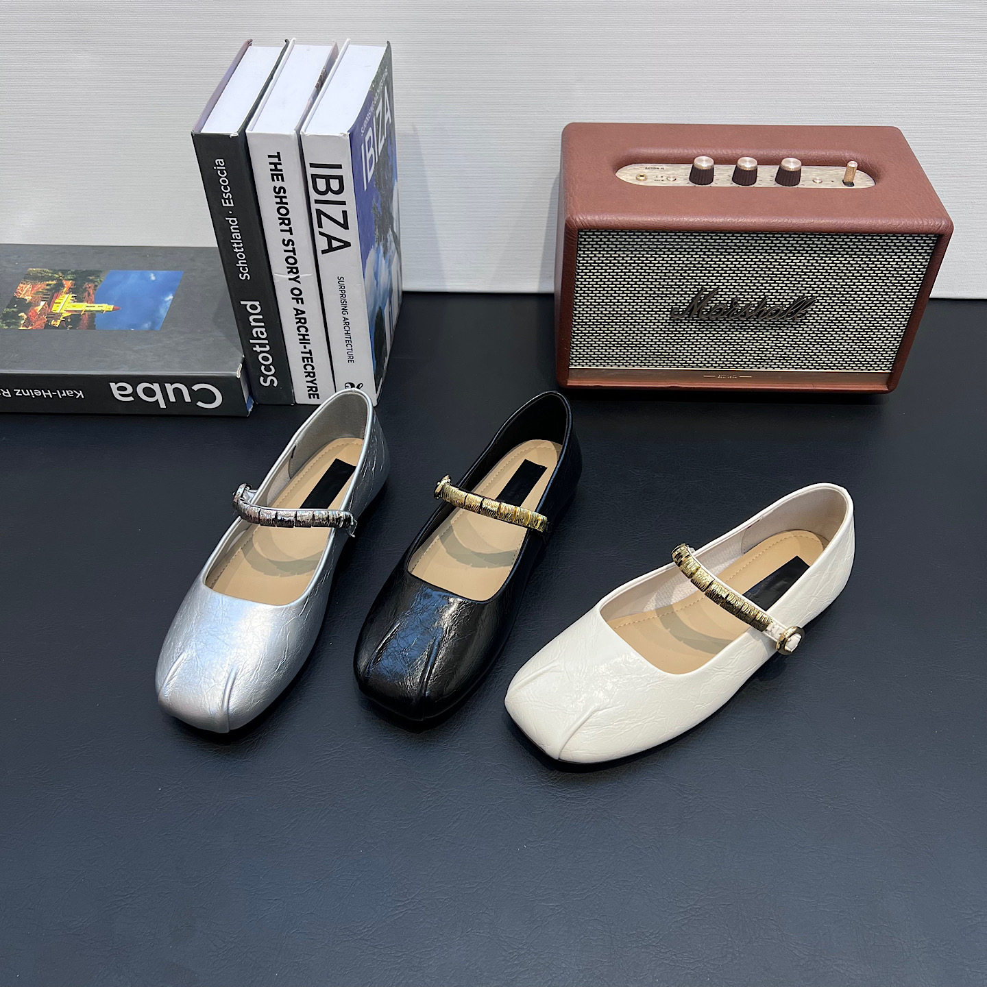 法式复古方头浅口单鞋女2026春新款配裙子玛丽珍鞋女鞋平底鞋女鞋,女鞋,浅口单鞋,淘宝优惠券,粉丝福利购,淘宝优惠卷