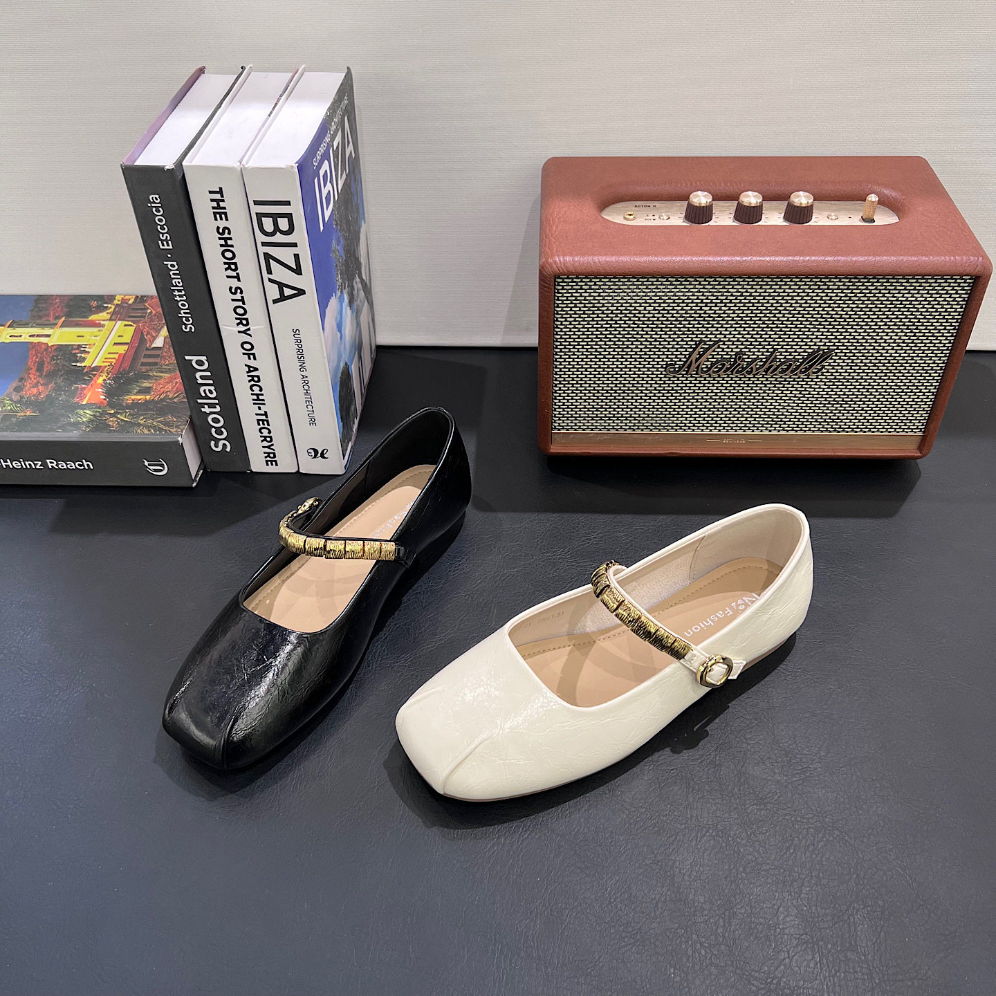 法式复古方头玛丽珍鞋女2026春新款一字带浅口单鞋百搭平底奶奶鞋,女鞋,浅口单鞋,淘宝优惠券,粉丝福利购,淘宝优惠卷