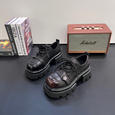 厚底英伦风乐福小皮鞋女2026春季