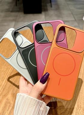 适用 OPPO  Find X9 pro新款秒变磁吸手机壳findX9全包高级感防摔男女款秒变苹果17橙色保护套批发
